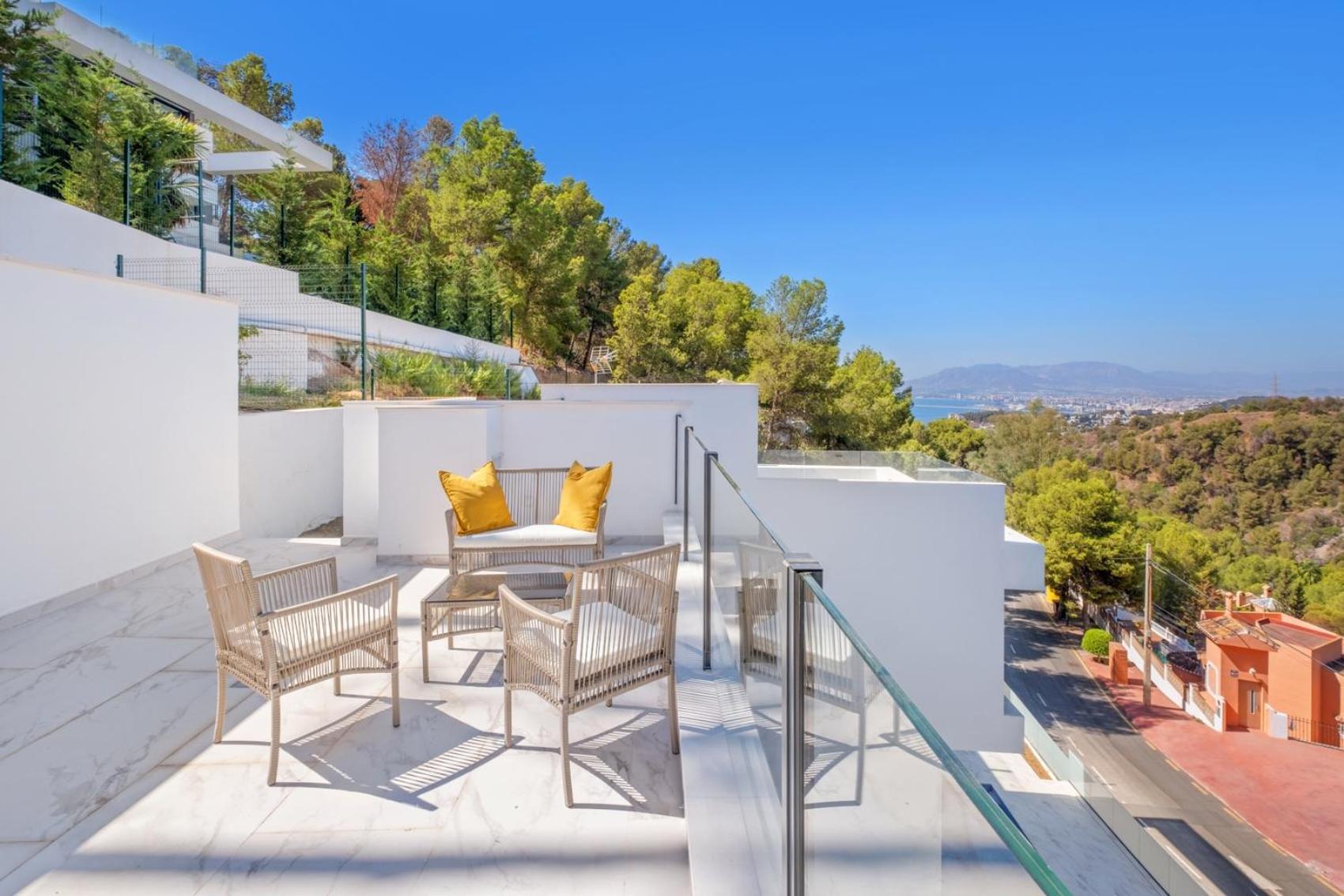 Villas Pinares De San Anton - Sea, City, Mountain, Views マラガ エクステリア 写真