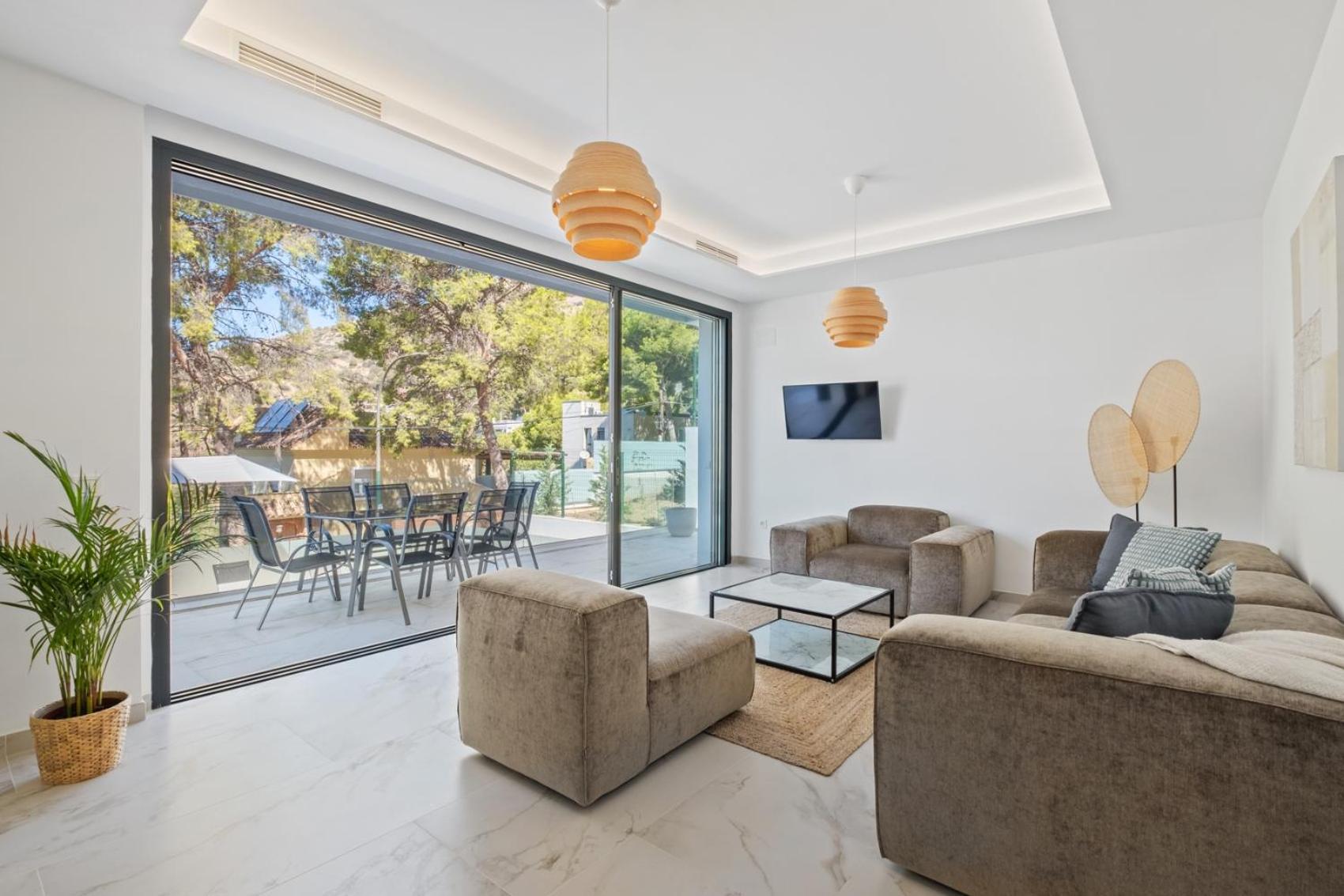 Villas Pinares De San Anton - Sea, City, Mountain, Views マラガ エクステリア 写真